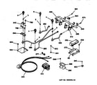 GE JGP326BEV1BB gas & burner parts diagram
