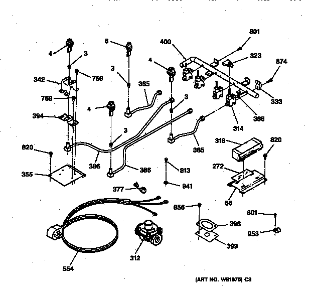 Gas & burner parts