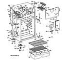 GE TBX14SIZGRWH cabinet diagram