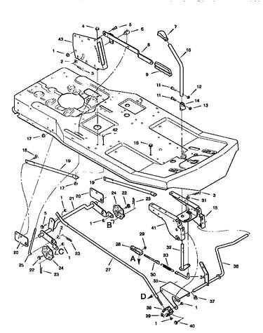 Mower housing suspension