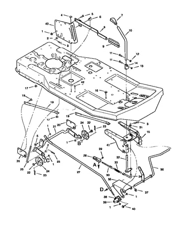Mower housing suspension