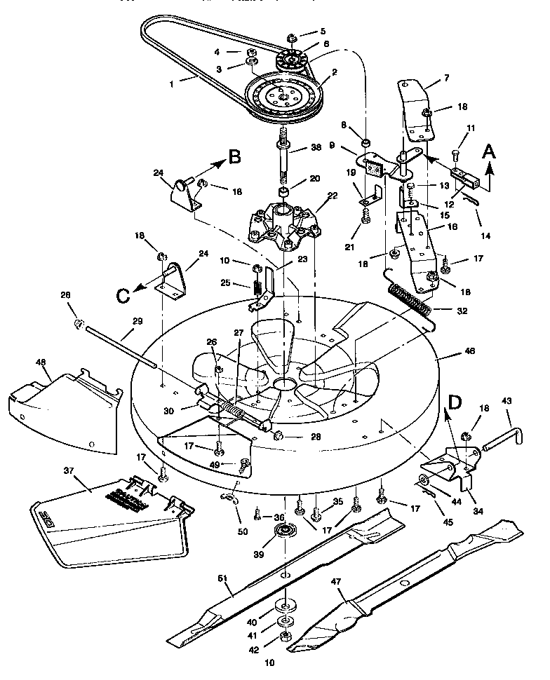 MOWER HOUSING