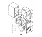 Sub-Zero 505IS cabinet, liner and door components diagram