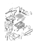 Evaporator/ice cutter grid