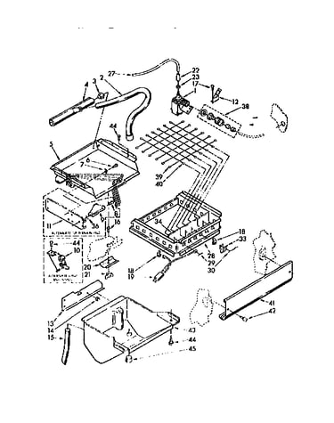 Evaporator/ice cutter grid