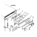 Sub-Zero 505ISC escutcheon and control components diagram