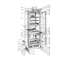 Sub-Zero 700I 700tc/i cosmetic view diagram