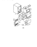 Cabinet, liner, and door parts