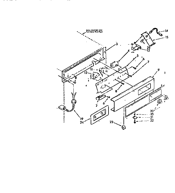 Escutcheon and control parts