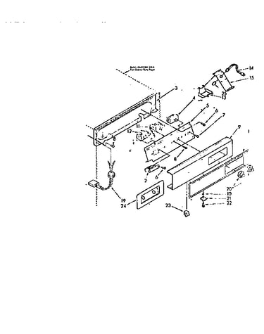 Escutcheon and control parts