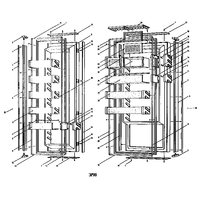 Model 542 door view