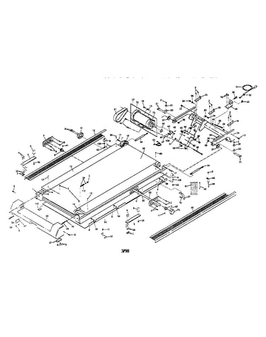 Walking belt assembly