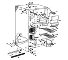 Hotpoint CSK22GAAAAD freezer section diagram