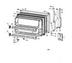 Hotpoint CTX21GABBRAA freezer door diagram