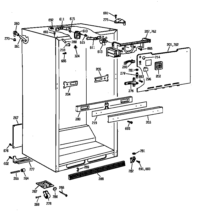 CABINET PARTS