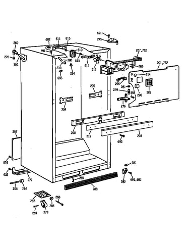 Cabinet parts