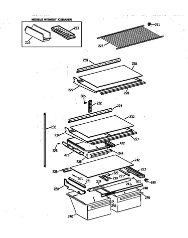 Shelf parts