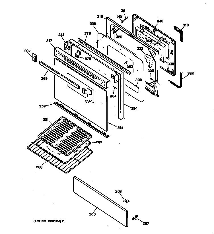 Door & drawer parts