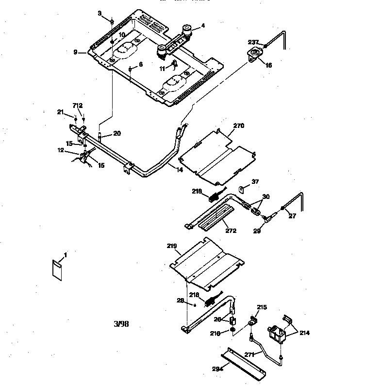 Gas & burner parts