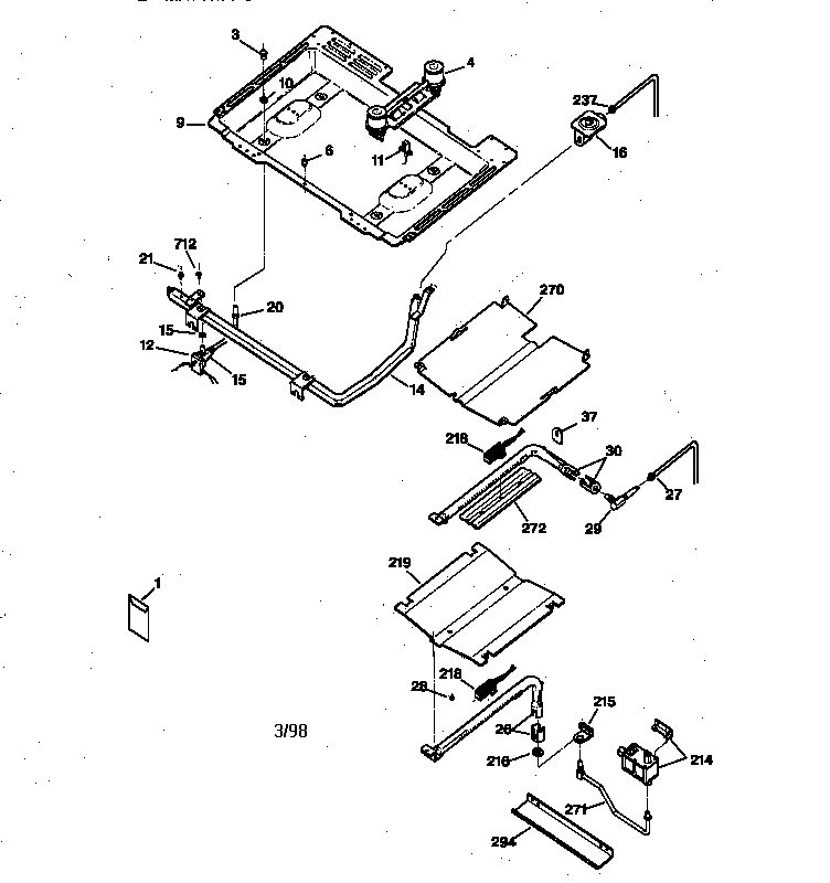 Gas & burner parts