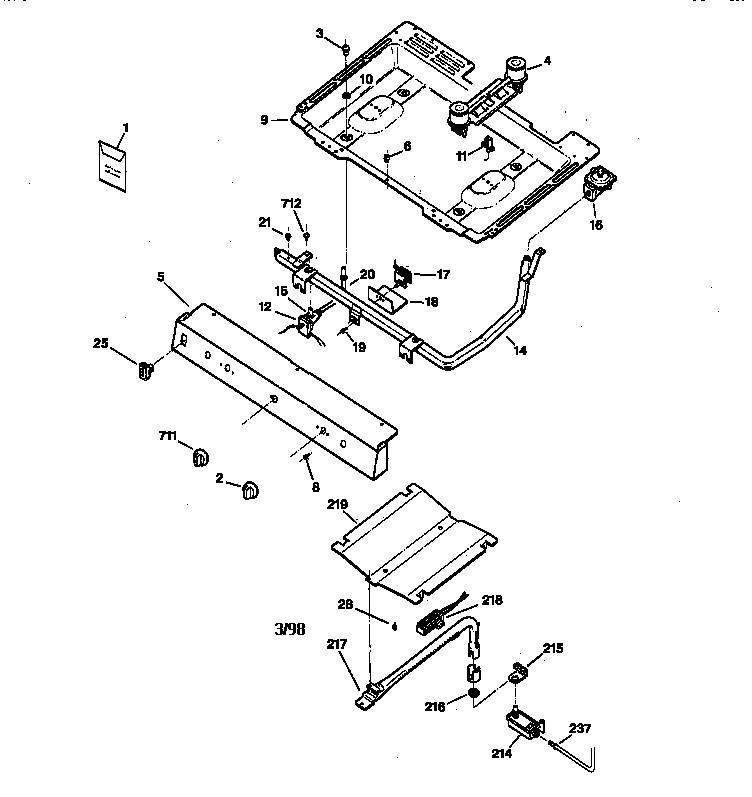 Gas & burner parts