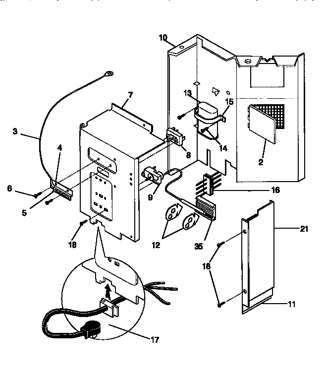 Control panel parts