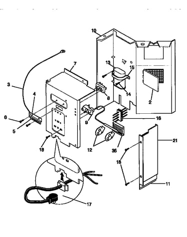 Control panel parts