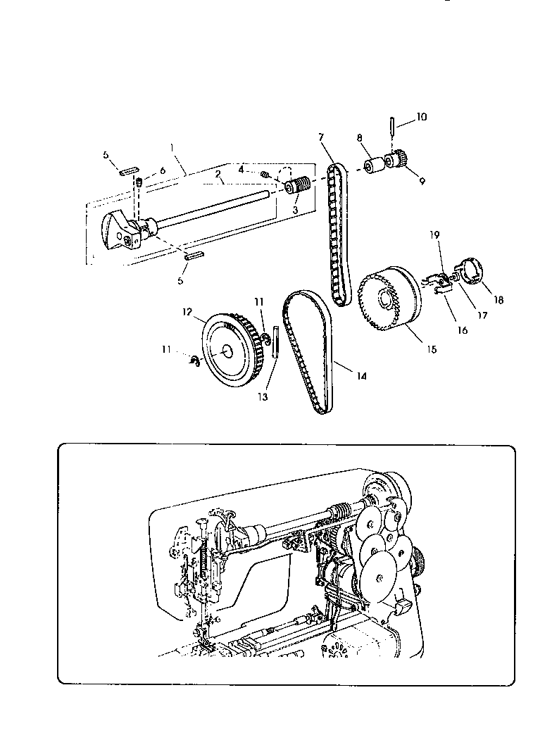 Upper shaft unit