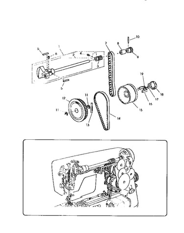 Upper shaft unit