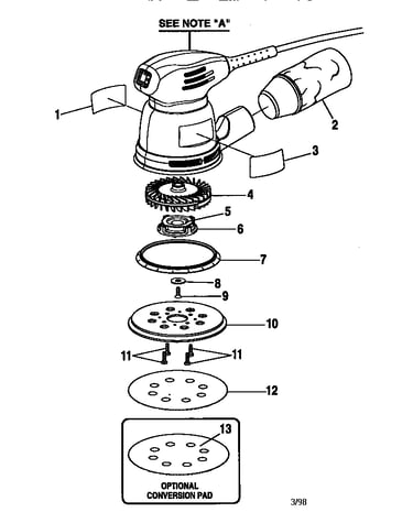Craftsman random orbit sander