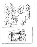 Presser bar and needle plate assembly