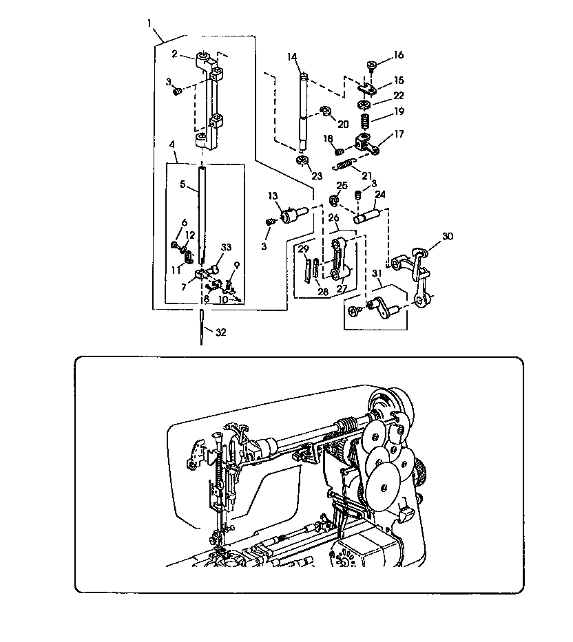 NEEDLE BAR UNIT