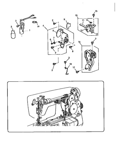Thread tension regulator