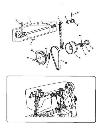 Upper shaft unit