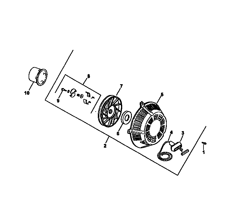 Rewinder starter