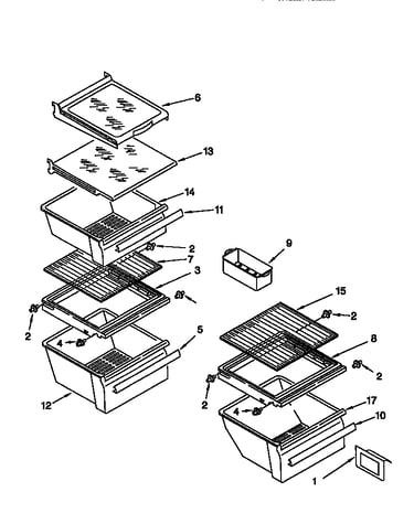 Refrigerator shelf
