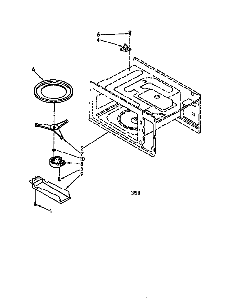 Cavity and turntable