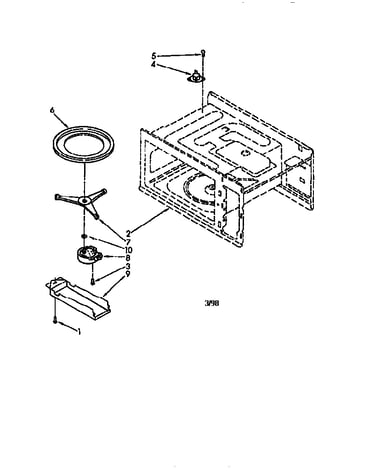 Cavity and turntable