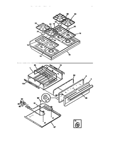 Top/drawer
