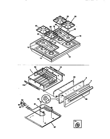 Top/drawer
