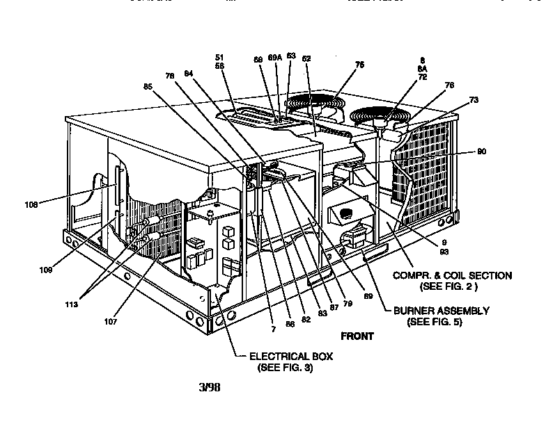 Single package heat pump