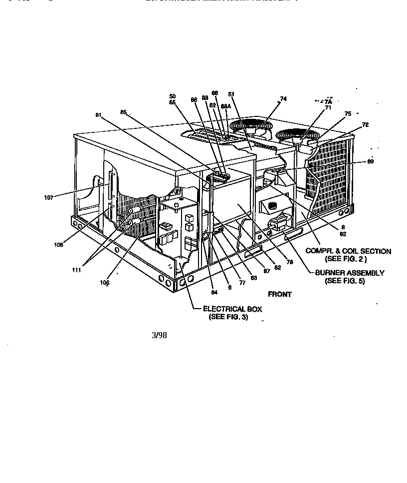 Single package heat pump