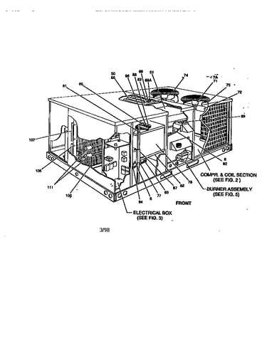 Single package heat pump