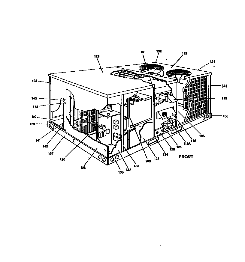 Single package heat pump