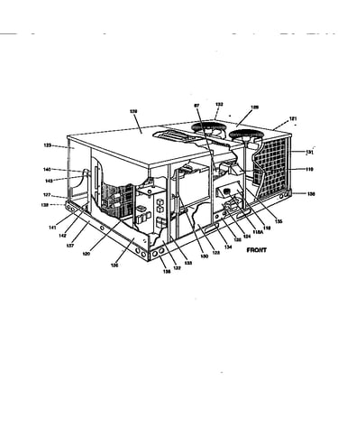 Single package heat pump