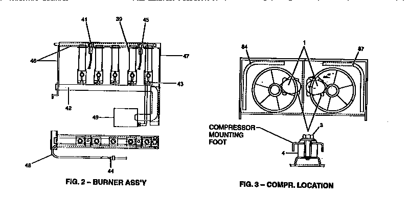 Burner and compressor