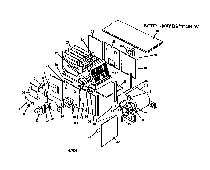 Gas fired horizontal furnaces