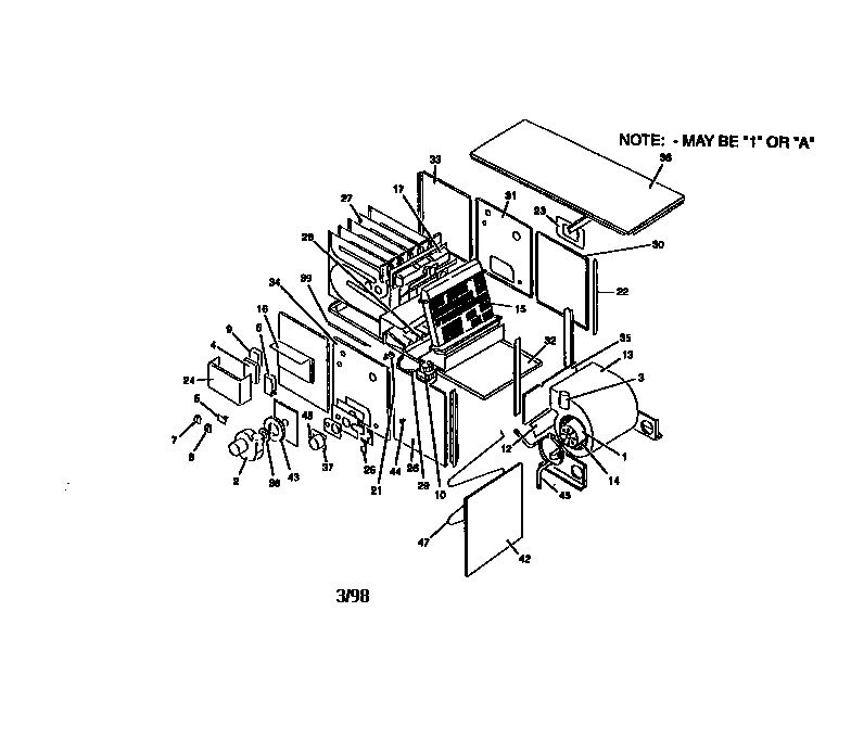 Gas fired horizontal furnaces