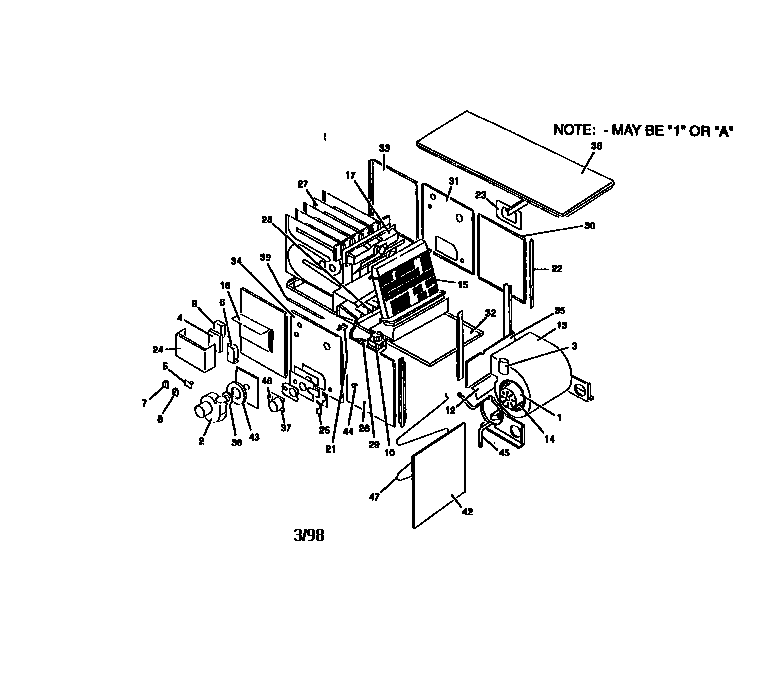 Gas fired horizontal furnaces