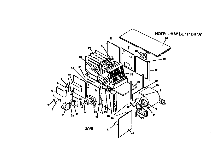Gas fired horizontal furnaces